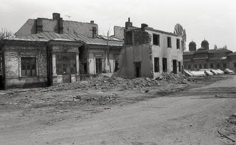 Demolarea cartierului URANUS, amplasamentul Casei Poporului - 1982