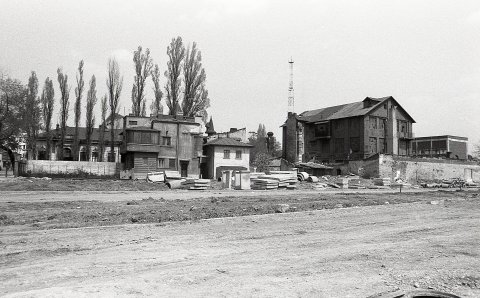 Demolarea cartierului URANUS, amplasamentul Casei Poporului - 1982