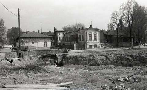 Demolarea cartierului URANUS, amplasamentul Casei Poporului - 1982