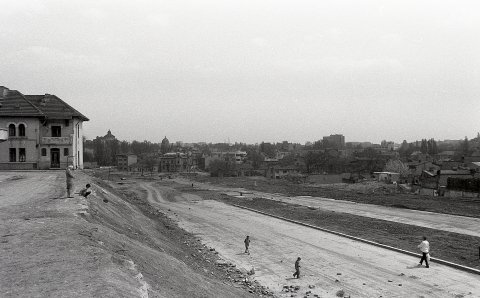 Demolarea cartierului URANUS, amplasamentul Casei Poporului - 1982