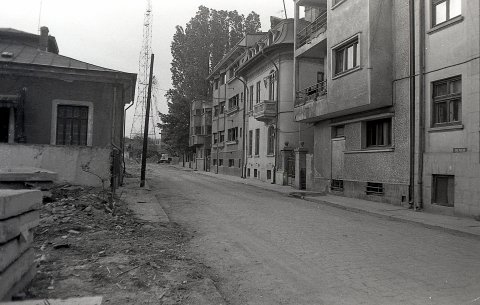 Strada Palas - Demolarea cartierului URANUS - amplasamentul Casei Poporului