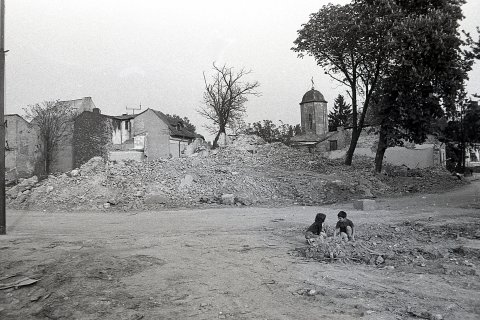 Demolarea cartierului URANUS - amplasamentul Casei Poporului