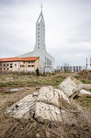 Biserica Sfantul Francisc de Assisi - Viitoarea strada spre pasajul Ciurel