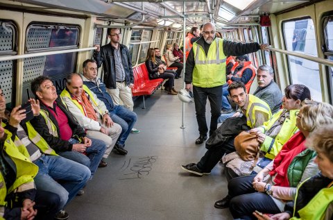 Interior rama IVA - Statia de metrou Laminorului