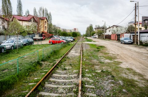 Cale ferata spre Cotroceni - Strada Liniei