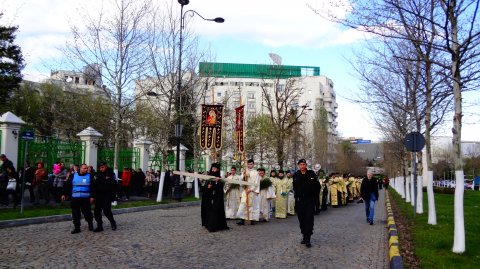 Procesiunea de Florii pe Dealul Mitropoliei