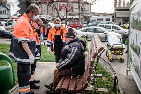 Intervenție ambulanta - Apărătorii Patriei