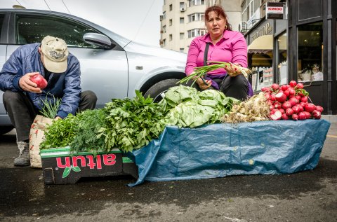 Vânzători de legume - Piața Iancului