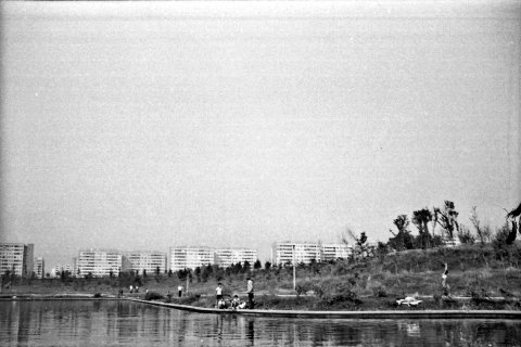 Lacul Titan vazut spre baza Spartak