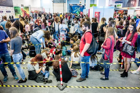 Coadă pentru autografe - Comic Con 2017