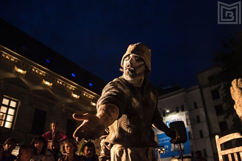Statuie vivanta - Noaptea Muzeelor