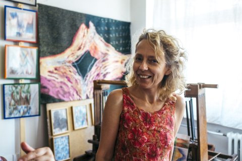 Artist Irina Hasnas Hubbard