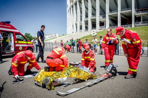 Exercițiu ISU - National Arena