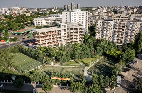 Vedere spre Delta Văcărești - Bulevardul Gheorghe Șincai