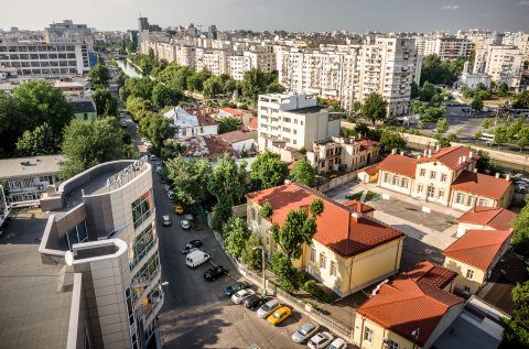 Vedere spre Dâmbovița - Bulevardul Gheorghe Șincai