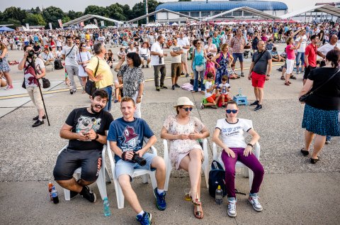 Spectatori - BIAS 2017 - Aeroportul Băneasa