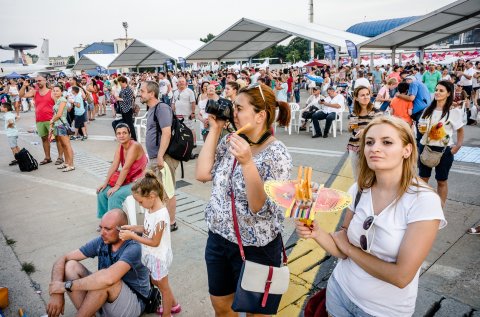 Spectatori - BIAS 2017 - Aeroportul Băneasa