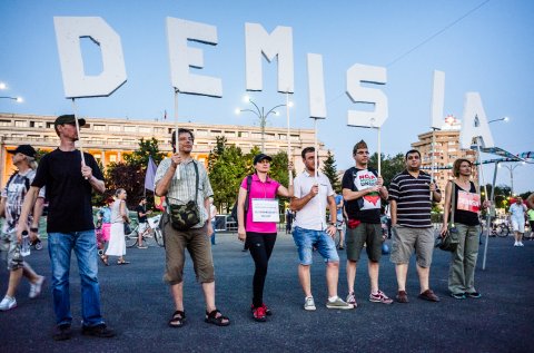 Protest Roșia Montană - Piața Victoriei