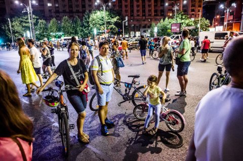 Protest anticorupție - Piața Victoriei