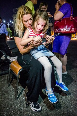 Protest „Biblioteca pentru Pop” - Piața Victoriei