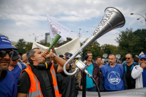 Protestul sindicatelor din 4 octombrie 2017