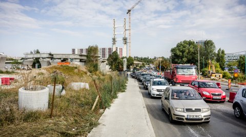 Șantier - Pasajul Ciurel - Splaiul Independenței