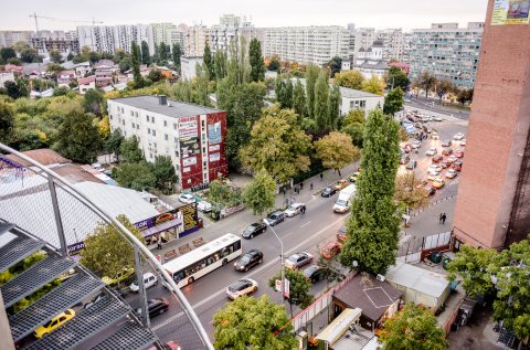 Vedere din turnul de artă - Make a Point - Șoseaua Morarilor