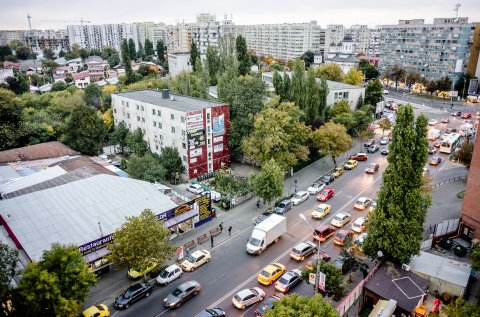 Vedere din turnul de artă - Make a Point - Șoseaua Morarilor