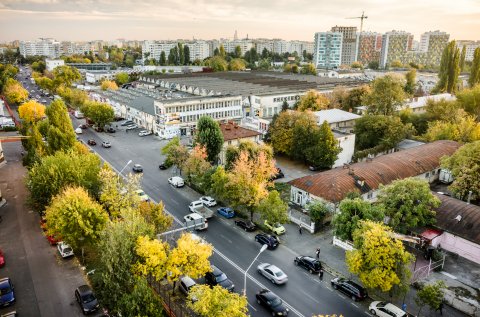 Vedere din turnul de artă - Uriași de Pantelimon - Make a Point - Șoseaua Morarilor