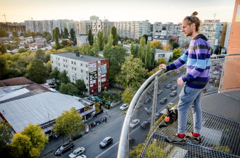 Vedere din turnul de artă - Uriași de Pantelimon - Make a Point - Șoseaua Morarilor