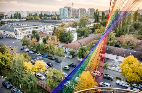 Vedere din turnul de artă - Uriași de Pantelimon - Make a Point - Șoseaua Morarilor