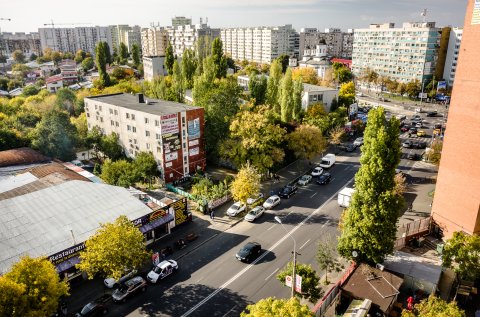 Vedere din turnul de artă - Uriași de Pantelimon - Make a Point - Șoseaua Morarilor