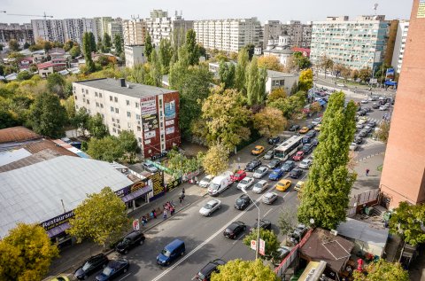 Vedere din turnul de artă - Uriași de Pantelimon - Make a Point - Șoseaua Morarilor