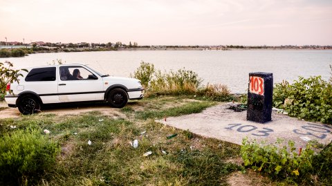 Bornă - Lacul Morii