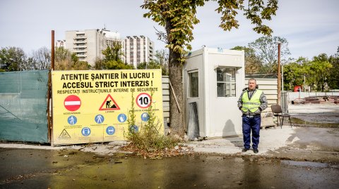 Șantier - Magistrala de metrou Drumul Taberei - Stația Eroilor