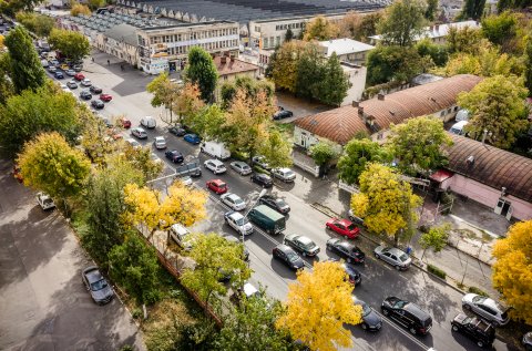 Vedere din turnul de artă - Uriași de Pantelimon - Make a Point - Șoseaua Morarilor - Postăvăria Română