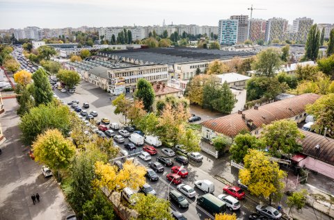 Trafic - Vedere din turnul de artă - Uriași de Pantelimon - Make a Point - Șoseaua Morarilor - Postăvăria Română