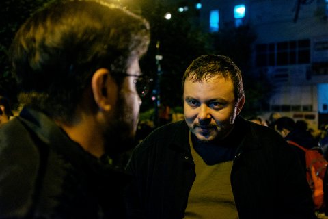 Catalin Tenita la manifestatia doi ani de la tragedia Colectiv