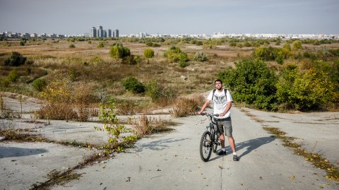 Cu bicicleta - Parcul Natural Văcărești