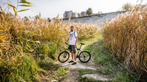 Cu bicicleta - Parcul Natural Văcărești