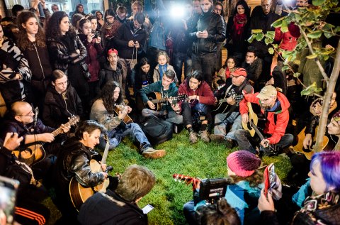 Marșul chitarelor Colectiv - Piața Bucur
