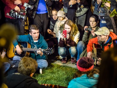 Marșul chitarelor Colectiv - Piața Bucur