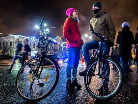 Protest împotriva corupției - Piața Victoriei