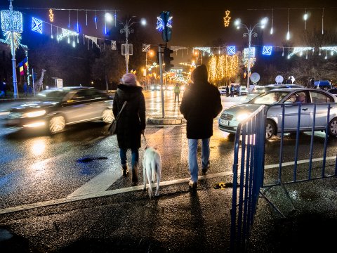 Protest împotriva corupției - Piața Victoriei