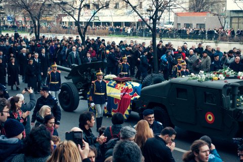 Inmormantarea regelui Mihai I