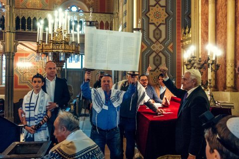 Bar mitzvah Templul coral