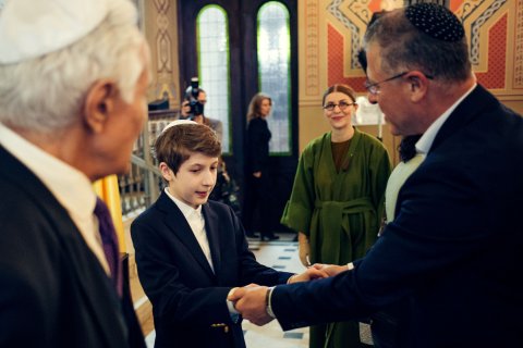 Bar mitzvah Templul coral