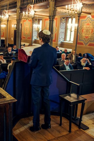 Bar mitzvah Templul coral
