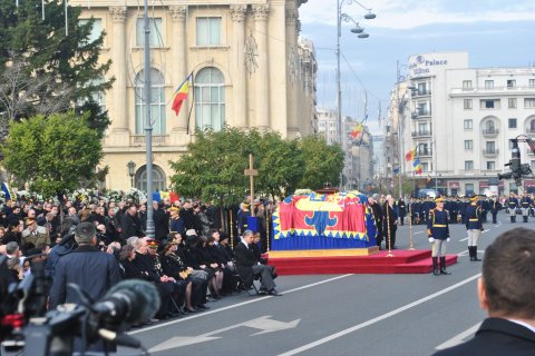 Inmormantarea regelui Mihai I