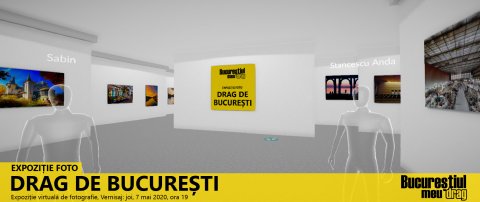 Drag de București - afișul expoziției